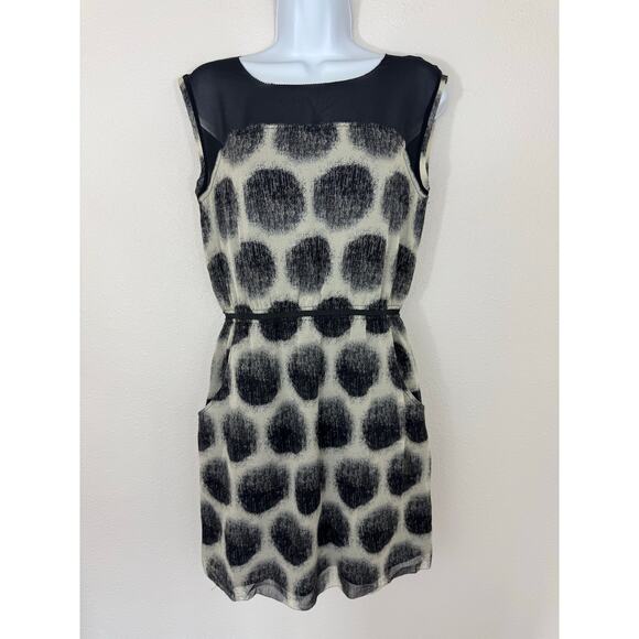 Broadway & Broome by Madewell Silk Polka Dot Sheer Mini Dress | Size 0 NWT - Picture 1 of 8